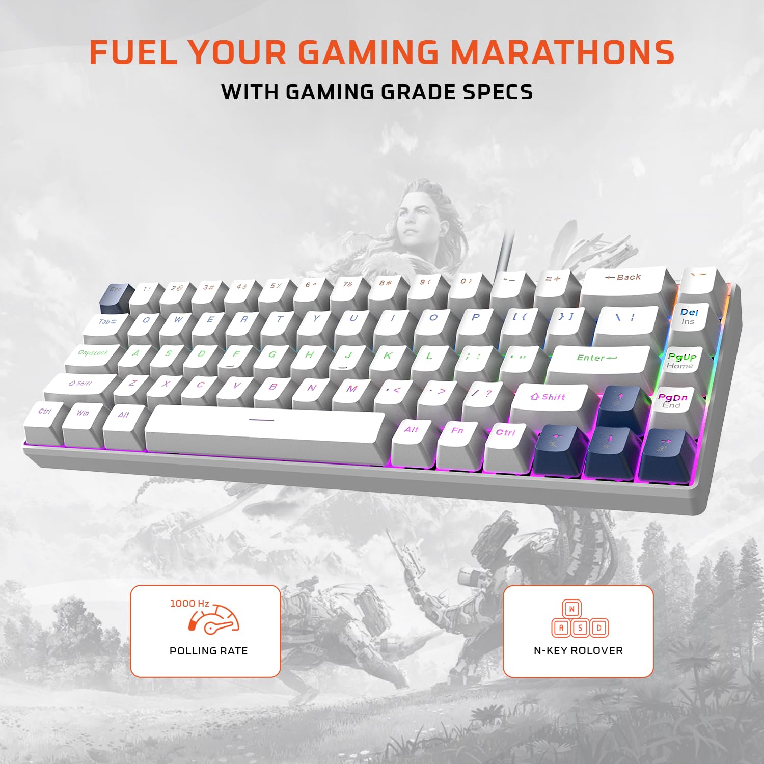 EvoFox Katana S Mini Wired Mechanical Keyboard